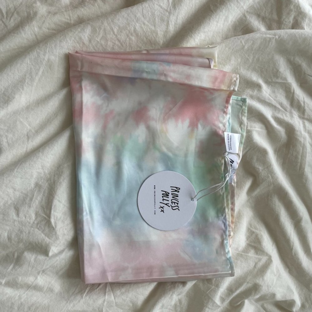 Princess Polly silk scarf top in tye dye print - Picture 2 of 2